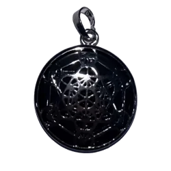 Pendentif métatron Tourmaline noire - chakra de la racine | Dans les yeux de Gaïa