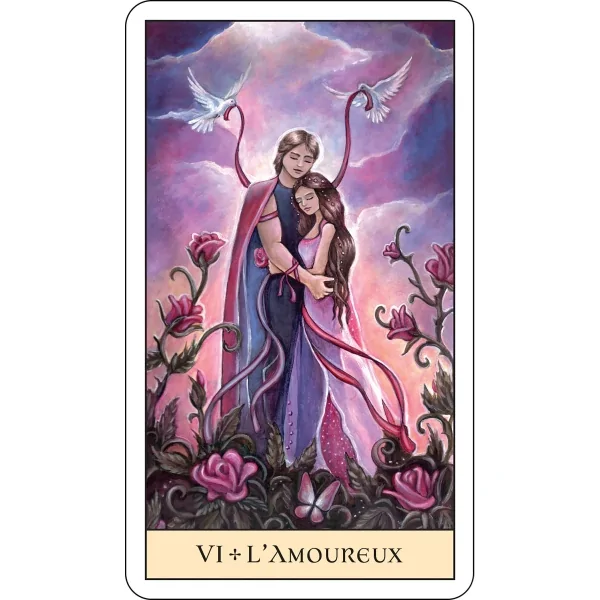 Tarot des Visions Cristallines| amour| Dans les yeux de Gaïa