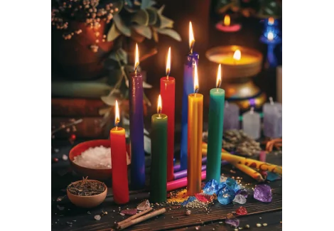 Bougies pour rituels : quelles couleurs pour quels effets ?